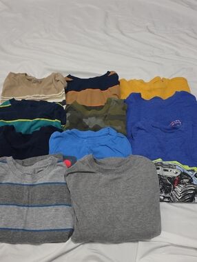 11 Boys Long Sleeve Shirt Bundle S(6/7)